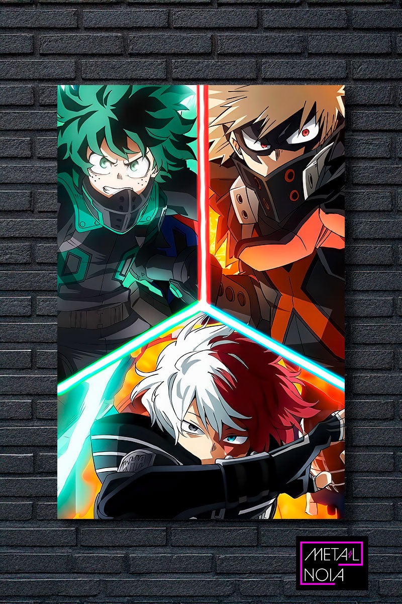 Bakugo, Deku y Todoroki V1