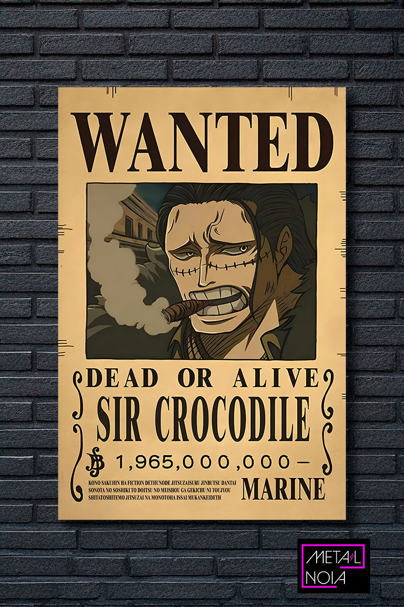 Sir Crocodile Wanted