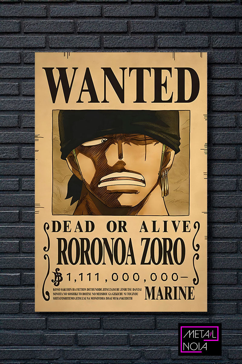 Zoro Wanted